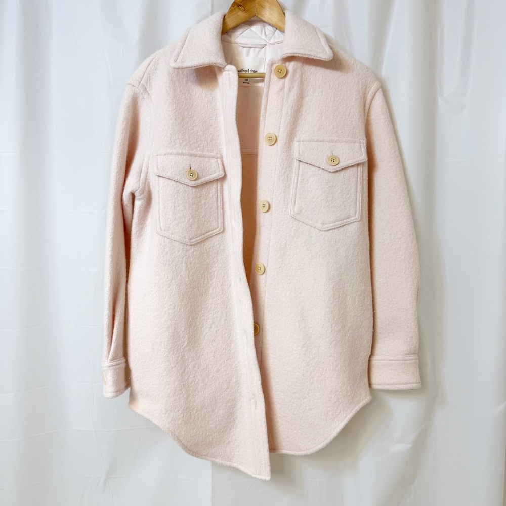 Wilfred Free The Ganna Shirt Jacket Light Pink 2XS